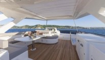 Luxury yacht Ferretti 870 - Exterior-001